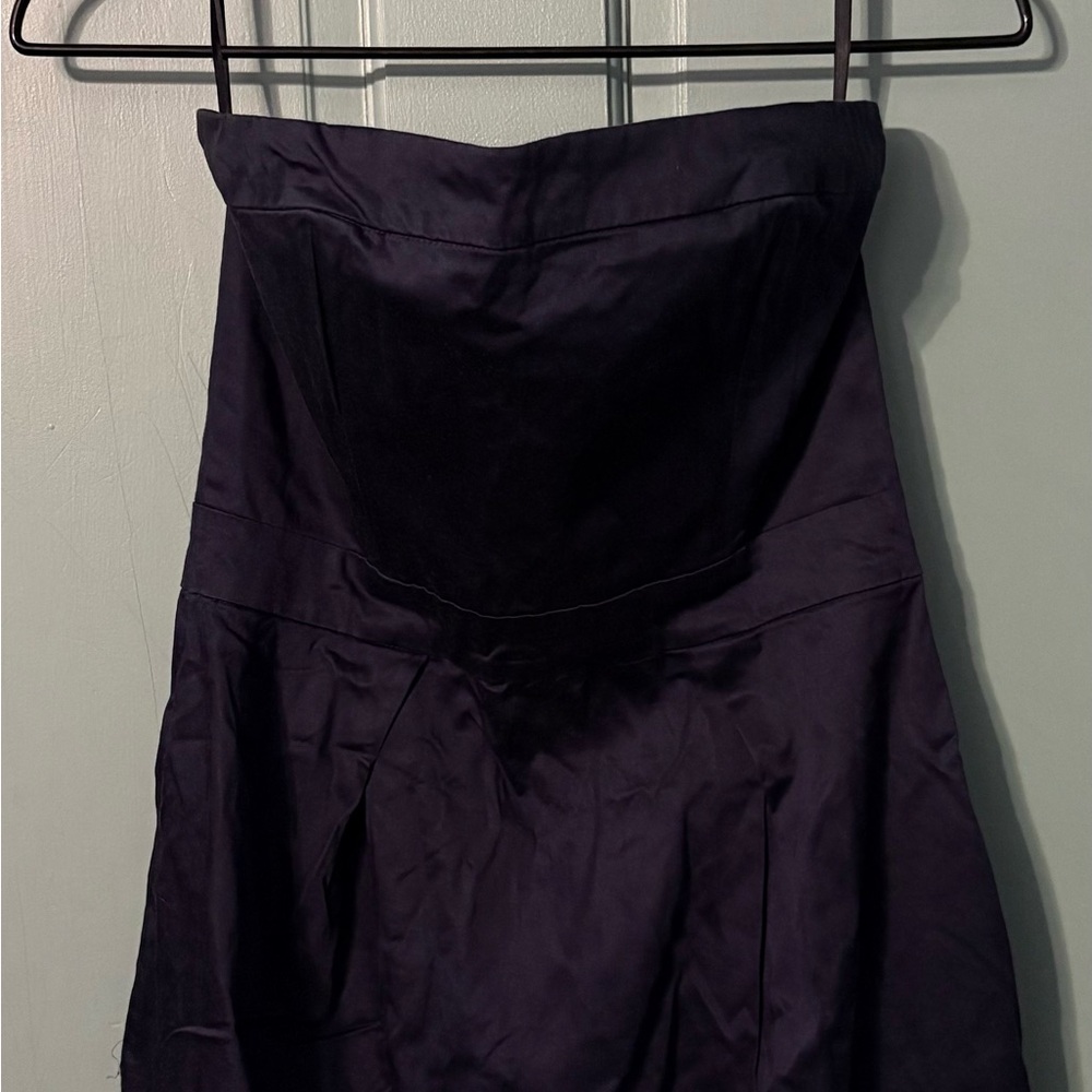French Connection Dark Strapless Dress